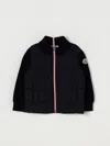 Moncler Giacca  Bambino Colore Blue Navy In Blue