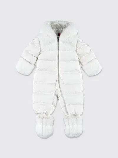 Moncler Babies' ジャケット  ボーイ カラー ホワイト In White