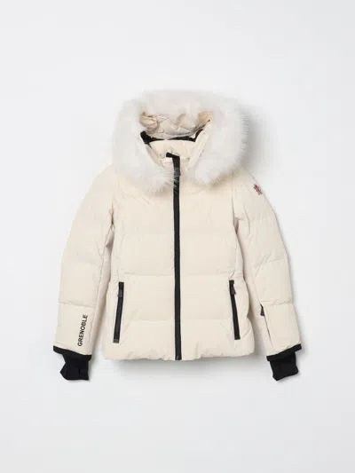Moncler Jacket  Kids Color White In Neutral