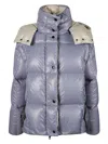 Moncler Padded Quilted Jacket And Hood In Multi