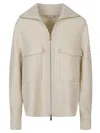 Moncler Jacke Aus Einem Wollgemisch In Neutral