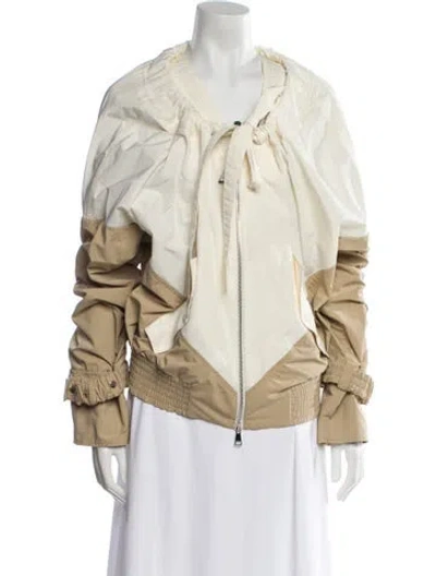 Pre-owned Moncler Jacket In Neutral