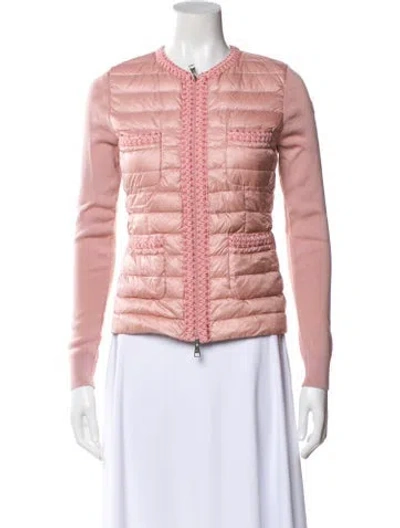 Pre-owned Moncler Jacket In Pink