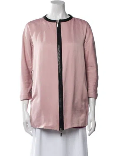 Pre-owned Moncler Jacket In Pink