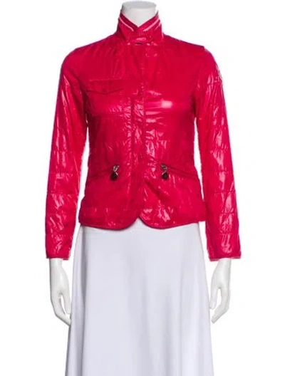 Pre-owned Moncler Jacket In Pink