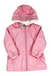 Moncler Light Nylon Messein Jacket With Hood And Zip Closure With Logo Printed On The Arm. In Pink