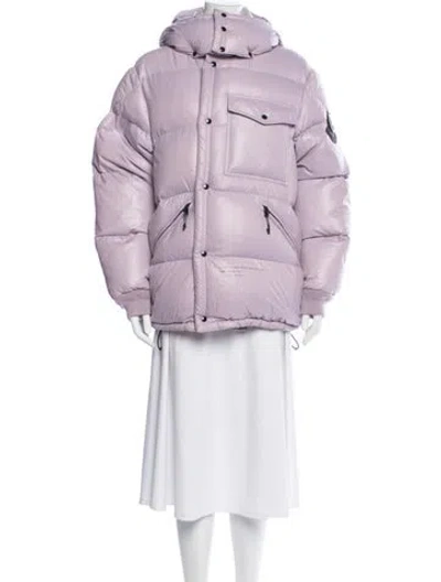 Pre-owned Moncler Jacket In Purple