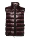 Moncler Polyester Vest In Purple