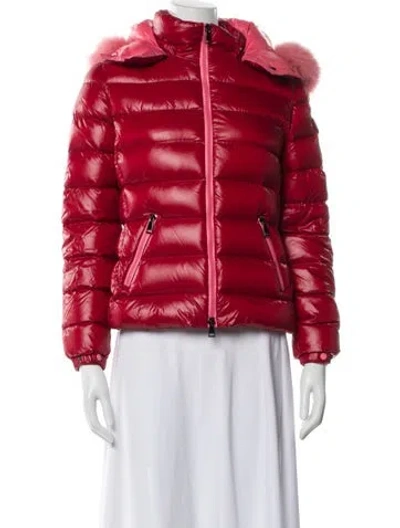 Pre-owned Moncler Jacket In Red