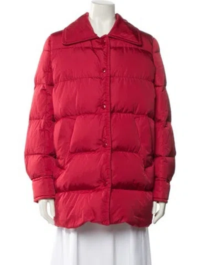 Pre-owned Moncler Jacket In Red