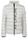 Moncler Down Jacket With Print In White