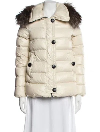 Pre-owned Moncler Jacket In White