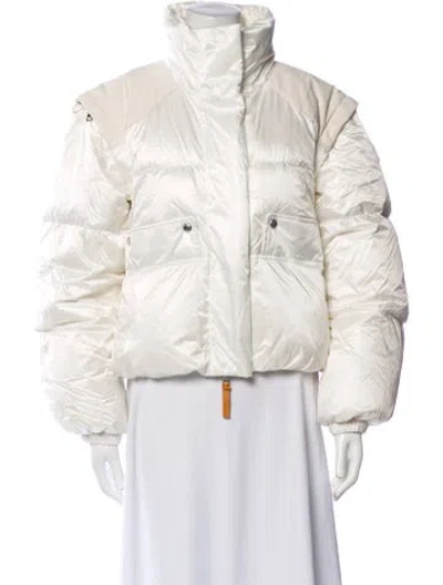 Pre-owned Moncler Jacket In White