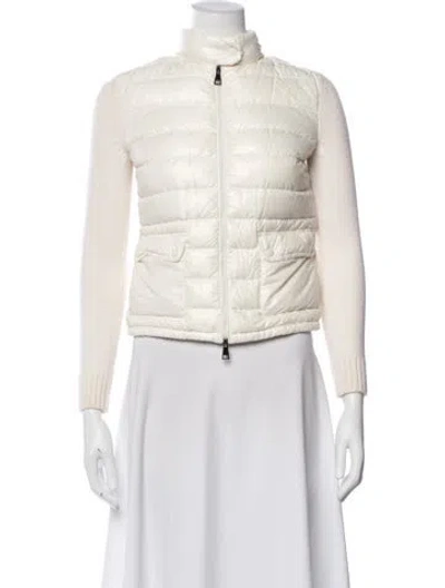 Pre-owned Moncler Jacket In White