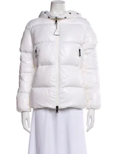Pre-owned Moncler Jacket In White