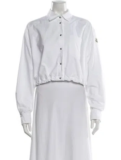 Pre-owned Moncler Jacket In White
