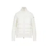 Moncler Wool-down Padded Cardigan In White
