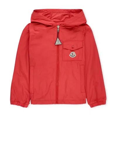 Moncler Kids' Jacket With Logo In Red
