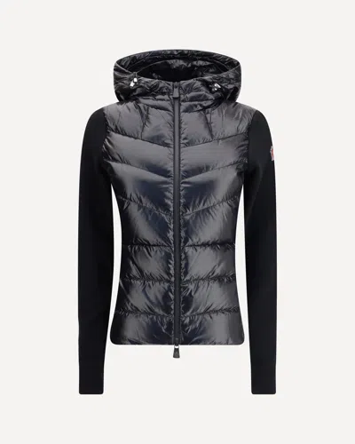MONCLER JACKET WITH SLEEVES IN CONTRAST
