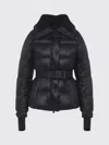 Moncler Dark Blue Quilted Jacket In Blue
