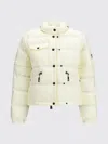 Moncler Mauduits Down Jacket High Collar Pockets In Neutral
