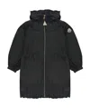 Moncler Hooded Waterproof Jacket In Black