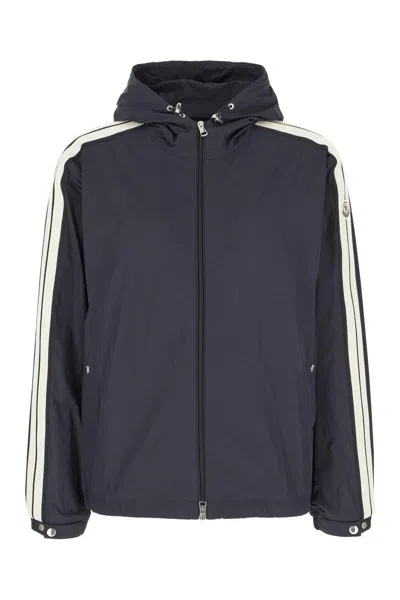 Moncler Navy Blue Polyester Jacket