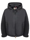 Moncler Polyester Windbreaker Fegeo With Hood And Elasticated Cuffs