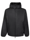 Moncler Granier Zip-up Windbreaker Jacket In Black