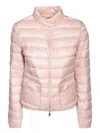 Moncler Thoiry Sparkly Down Puffer Jacket In Pink