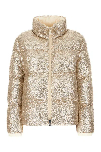 Moncler Jackets In Gold
