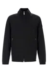 Moncler Men's Stretch Nylon Frene Windbreaker In Black