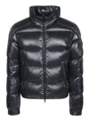 Moncler Levitha Short Down Jacket In Black