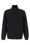 Moncler Black Stretch Nylon Frene Windbreaker In Black