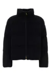Moncler Black Polyester Blend Mornas Down Jacket In Black