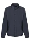 Moncler Montriond Navy Blue Jacket In Blue