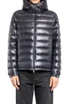 Moncler Men's Besines Hooded Down Jacket In Blue