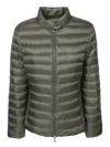 Moncler Green Igelle Short Down Jacket In Green
