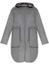 Moncler Bonrepos 3-in-1 Cashmere-blend Long Coat In Multicolor