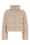 Moncler Leiothrix Cashmere-blend Down Jacket In Pink