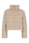 Moncler Leiothrix Cashmere-blend Down Jacket In Pink