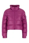 Moncler Fuchsia Nylon Petra Down Jacket In Pink