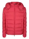 Moncler Montbrocq Puffer Jacket In Red