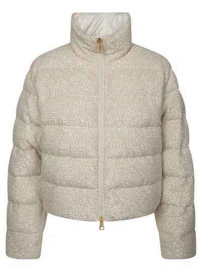 Moncler Jackets In White