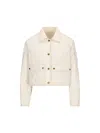 Moncler Chitre Quilted Jacket In White