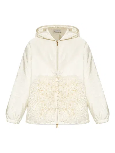 MONCLER MONCLER JACKETS WHITE