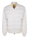 Moncler Down-filled Bomber Jacket In White
