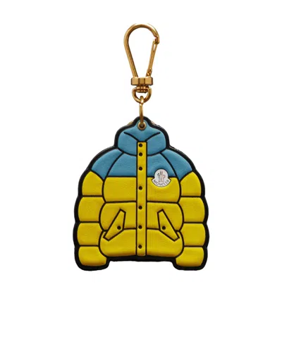 Moncler Jacket-shaped Key Ring In Pink