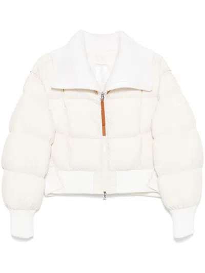 Moncler Jadeite Puffer Jacket In Neutrals