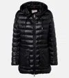 Moncler Down Hooded Jasmin Puffer Jacket In Black